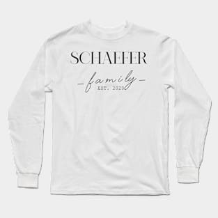 Schaefer Family EST. 2020, Surname, Schaefer Long Sleeve T-Shirt